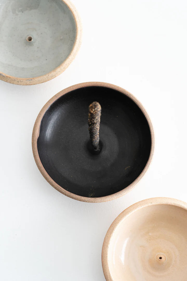 Stoneware Incense Holder - Celadon