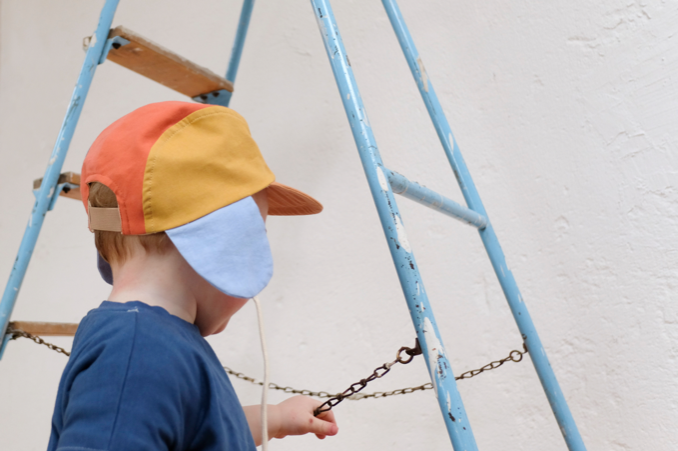 Wolly 5-Panel Baby Cap - Washed Out Multi