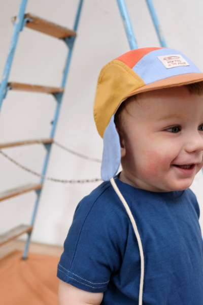 Wolly 5-Panel Baby Cap - Washed Out Multi