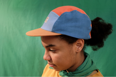 Calvin 5-Panel Kids + Teens Cap - Washed Out Multi