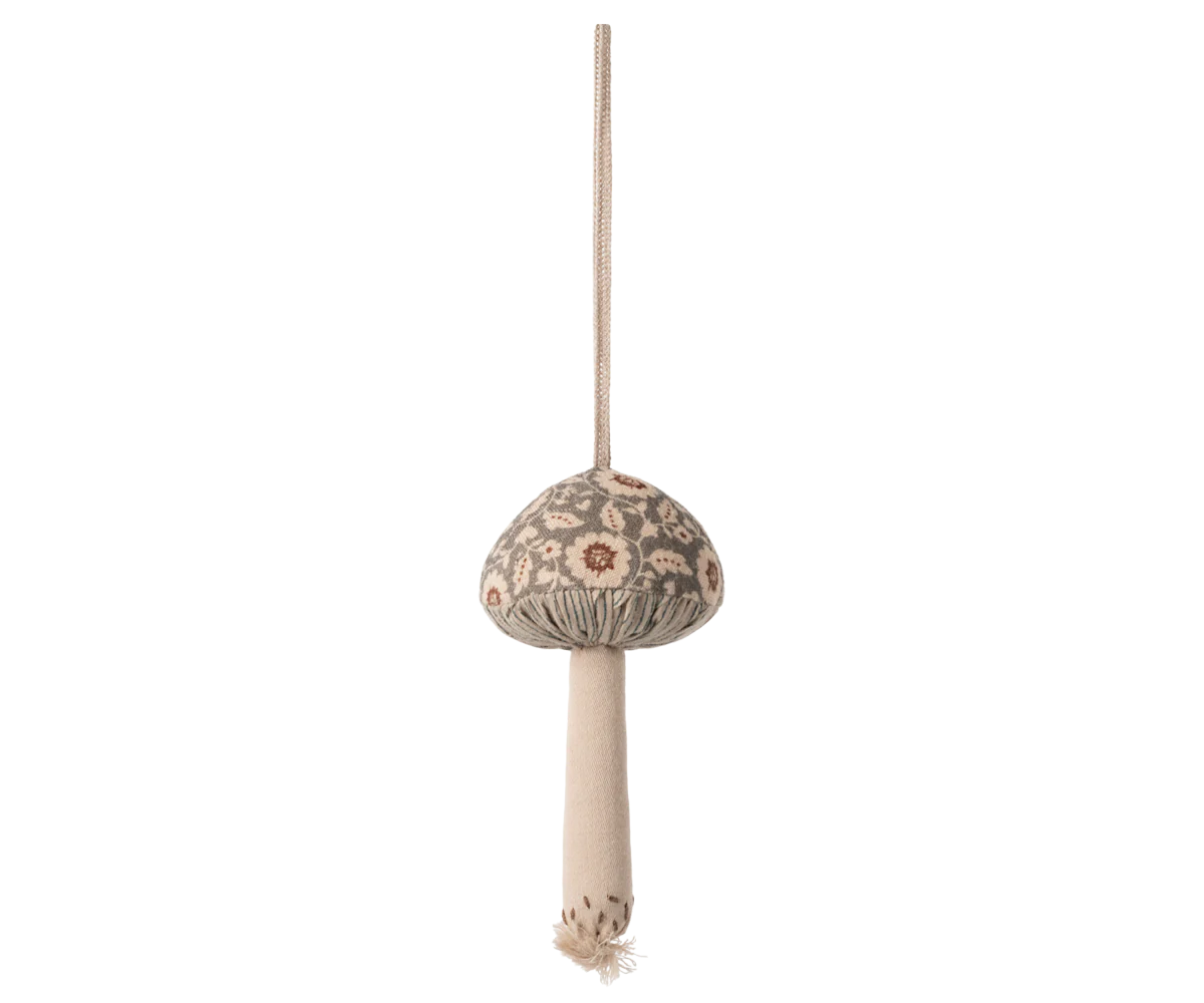 Mushroom ornament, Winter flower - Green