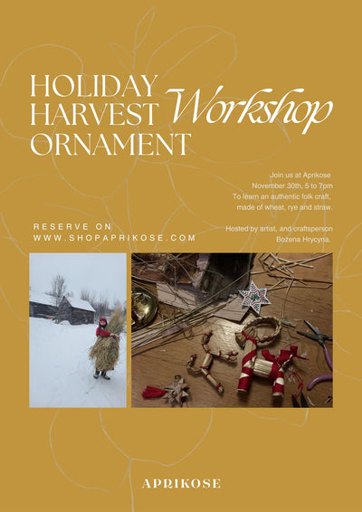 Holiday Harvest Ornament Workshop