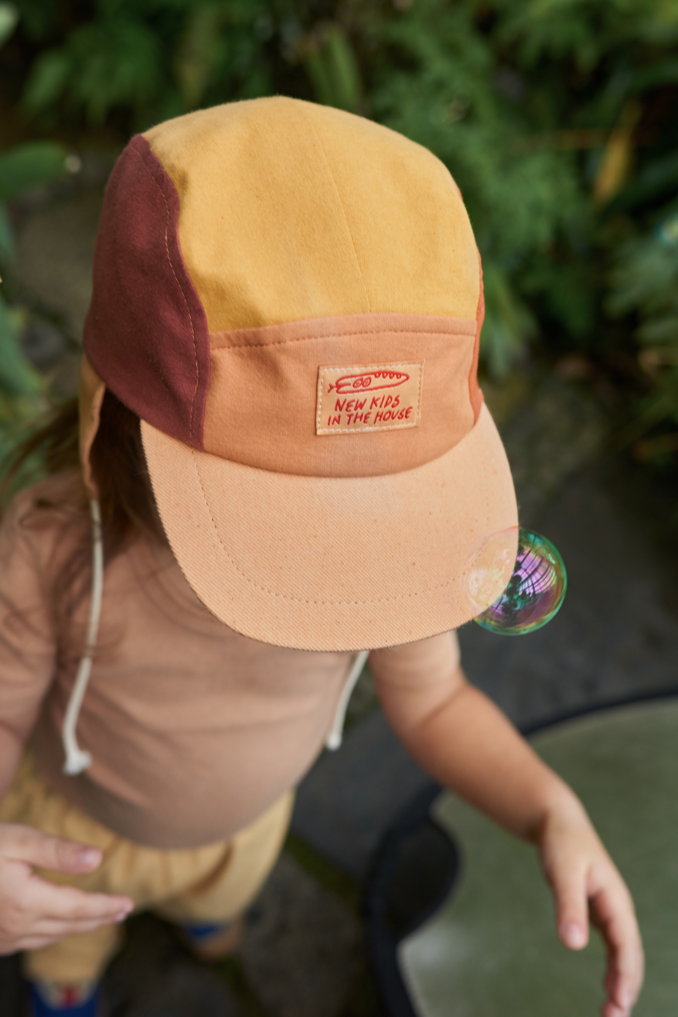 Wolly 5-Panel Baby Cap - Sunflower