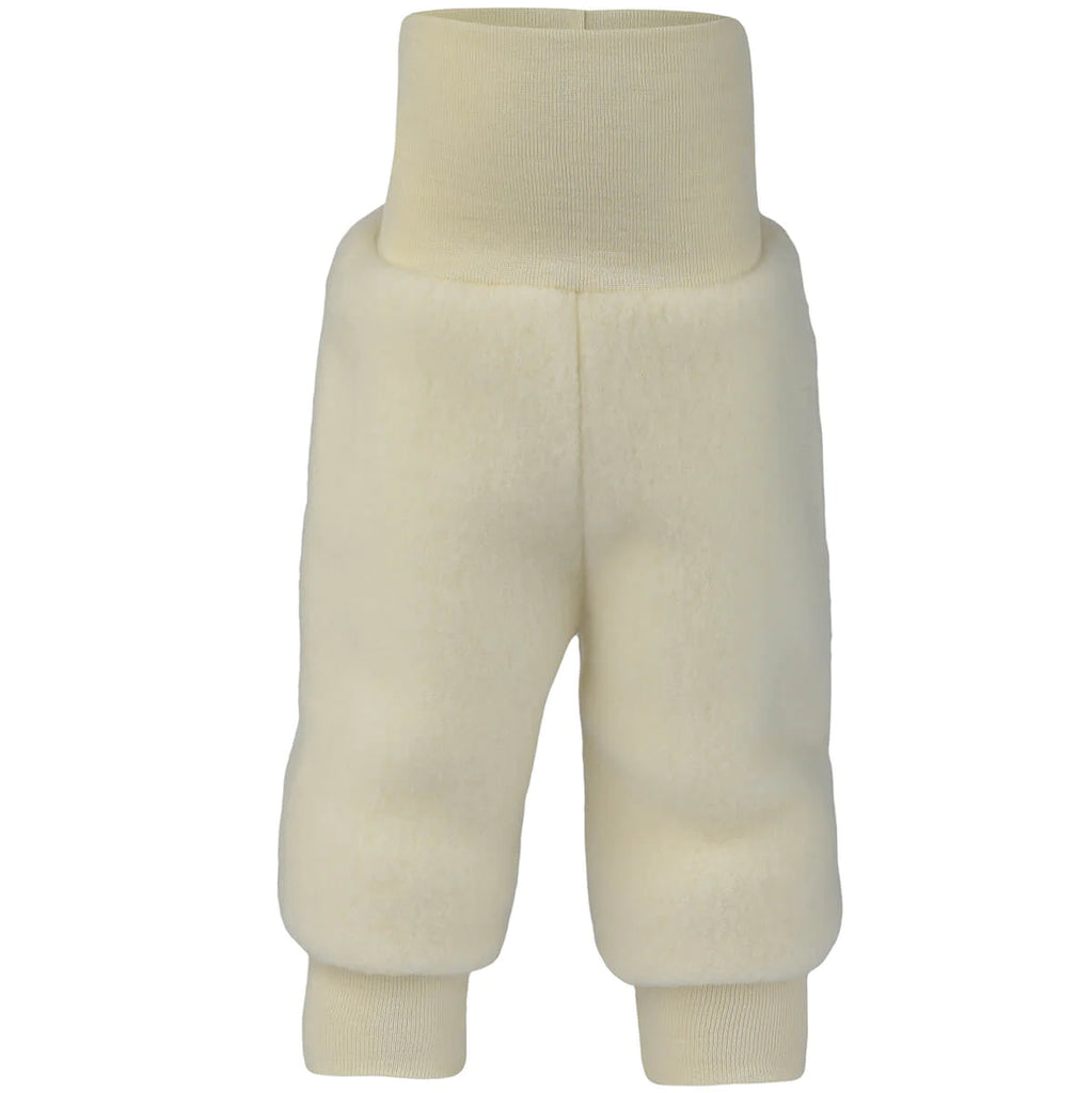 Organic Wool Fleece Baby Pants with Waistband - Natural – Aprikose