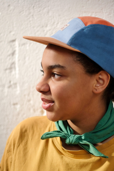 Calvin 5-Panel Kids + Teens Cap - Washed Out Multi