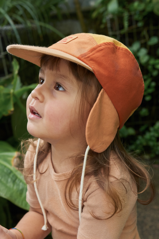 Wolly 5-Panel Baby Cap - Sunflower