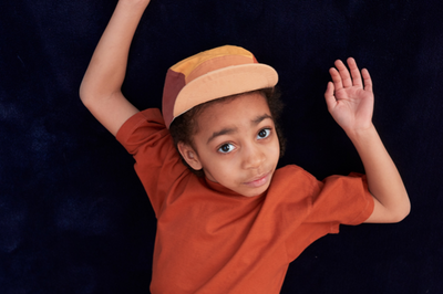 Calvin 5-Panel Kids + Teens Cap - Sunflower