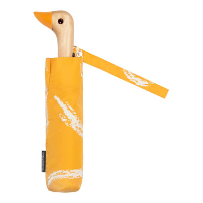 Saffron Brush Compact Eco-Friendly Wind Resistant Umbrella