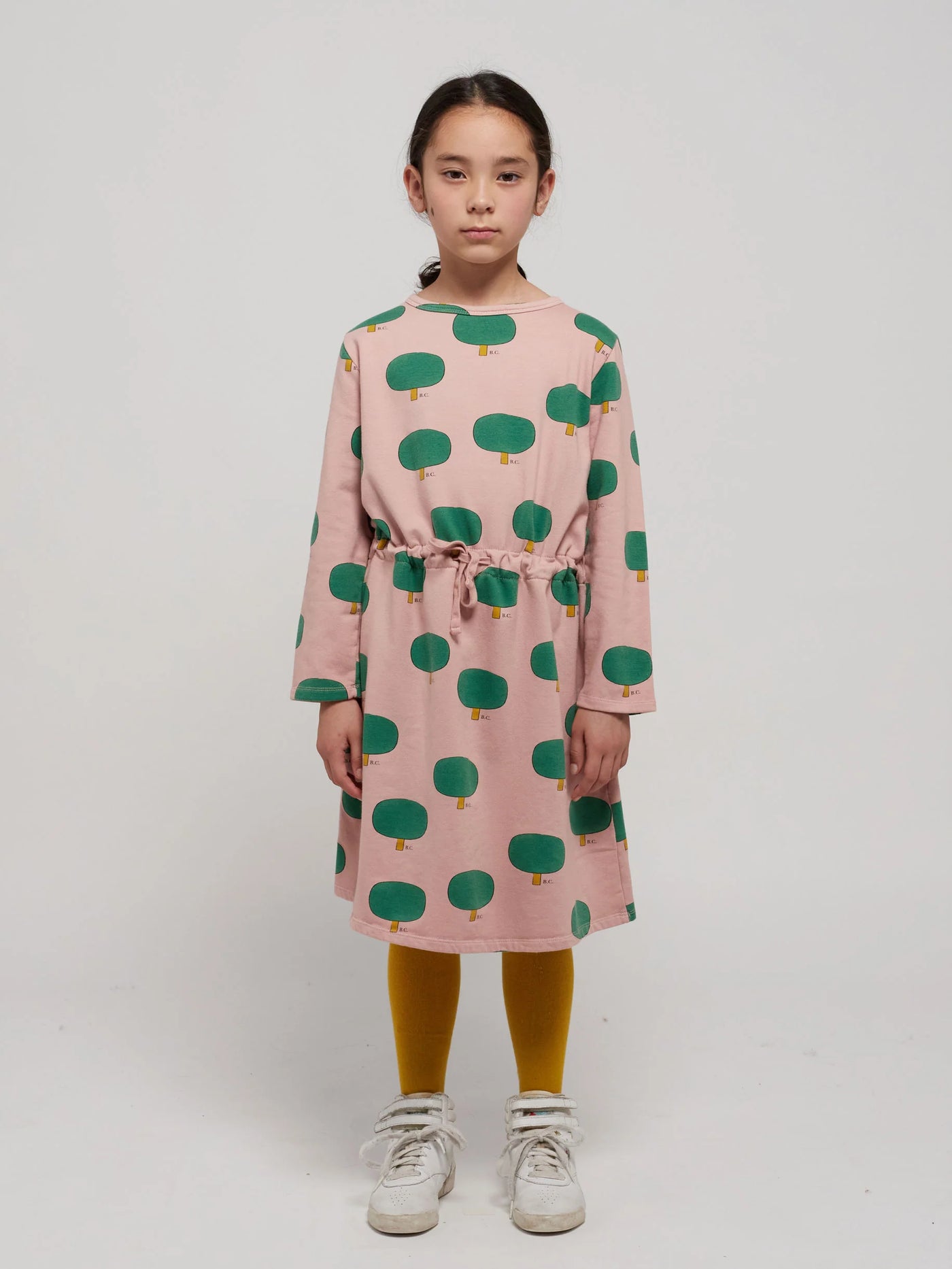 Green Tree all over Dress