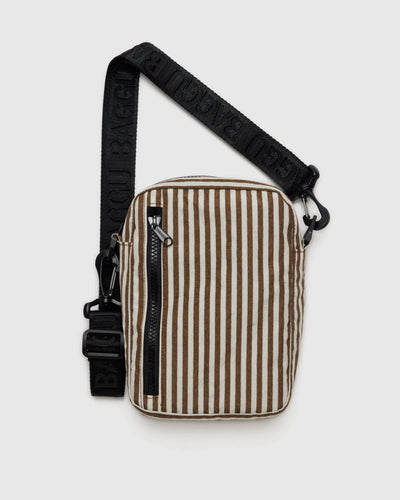 Sport Crossbody - Brown Stripe