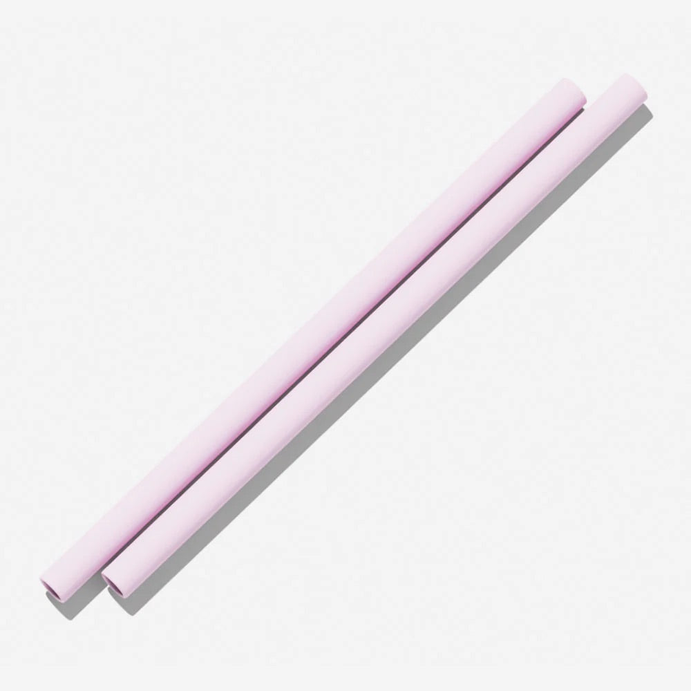 Silicone Straws, 2-Pack - Lilac