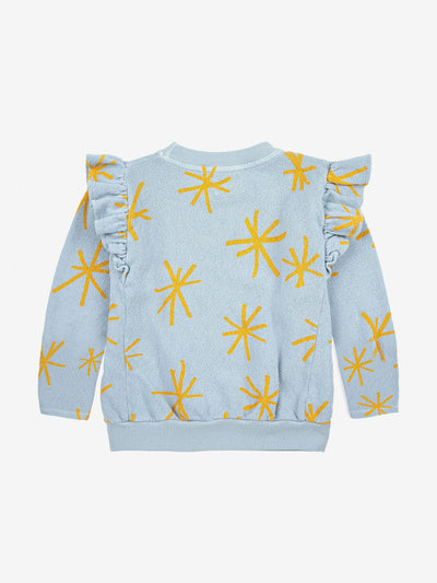 Sparkle All Over Ruffle Sweatshirt