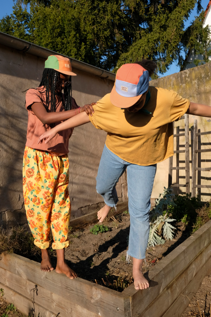 Calvin 5-Panel Kids + Teens Cap - Washed Out Multi