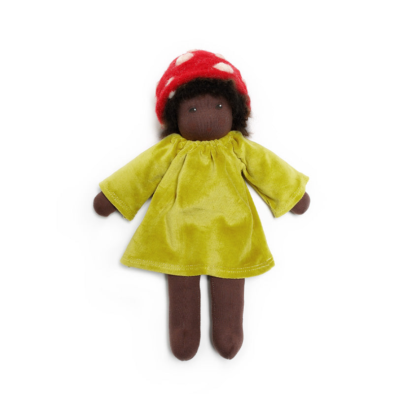 Garden Child Lara Doll with Mushroom Cap