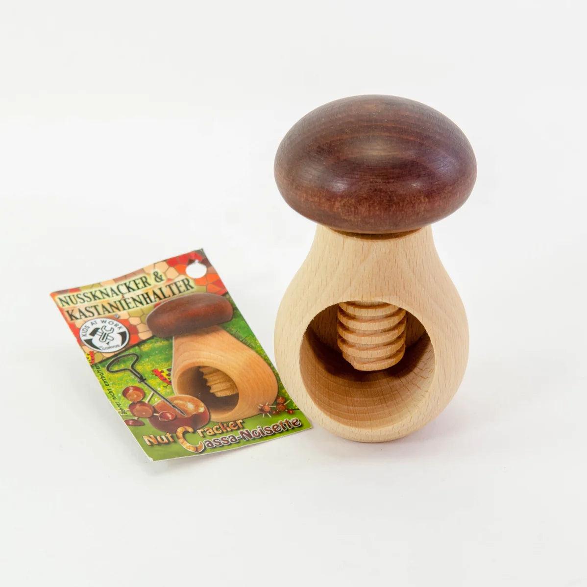 Work Chestnut Holder + Nutcracker Mushroom