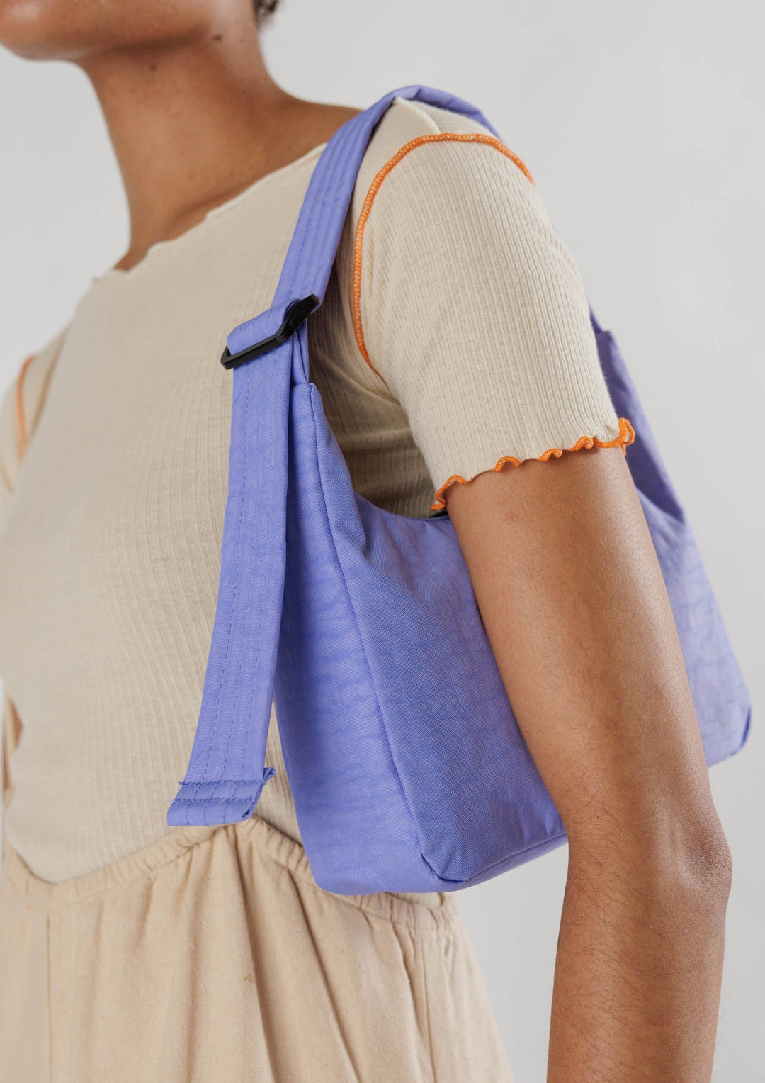 Mini Nylon Shoulder Bag - Bluebell
