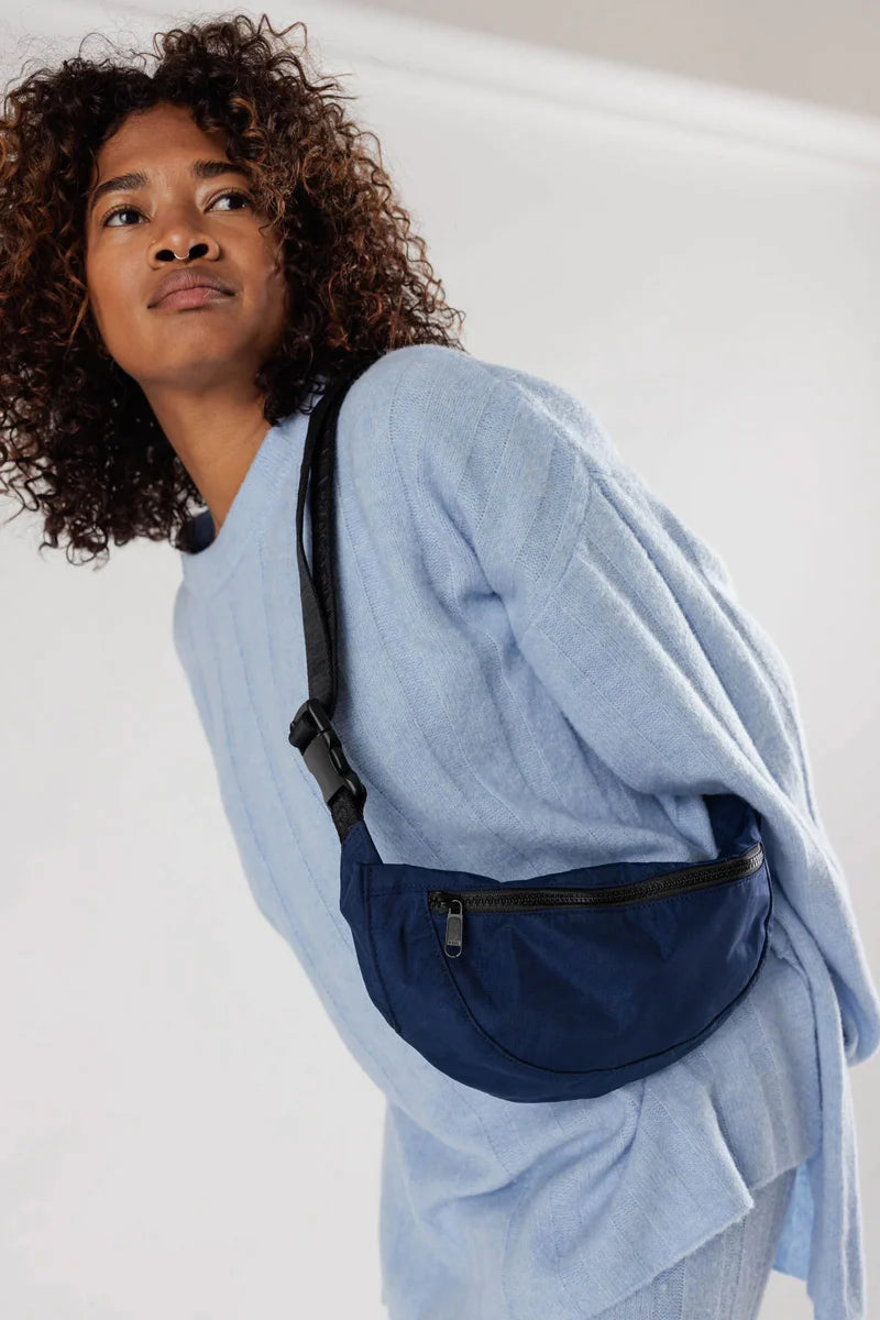 Crescent Fanny Pack - Navy