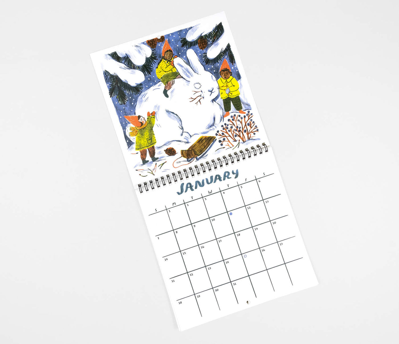 Phoebe Wahl 2024 Gnome Calendar Aprikose