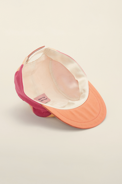 Calvin 5-Panel Kids + Teens Cap - Colourblock Cherry