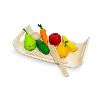 Assorted Fruits & Vegetables in Tray