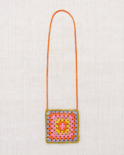 Crochet Big Square Bag - Pistachio
