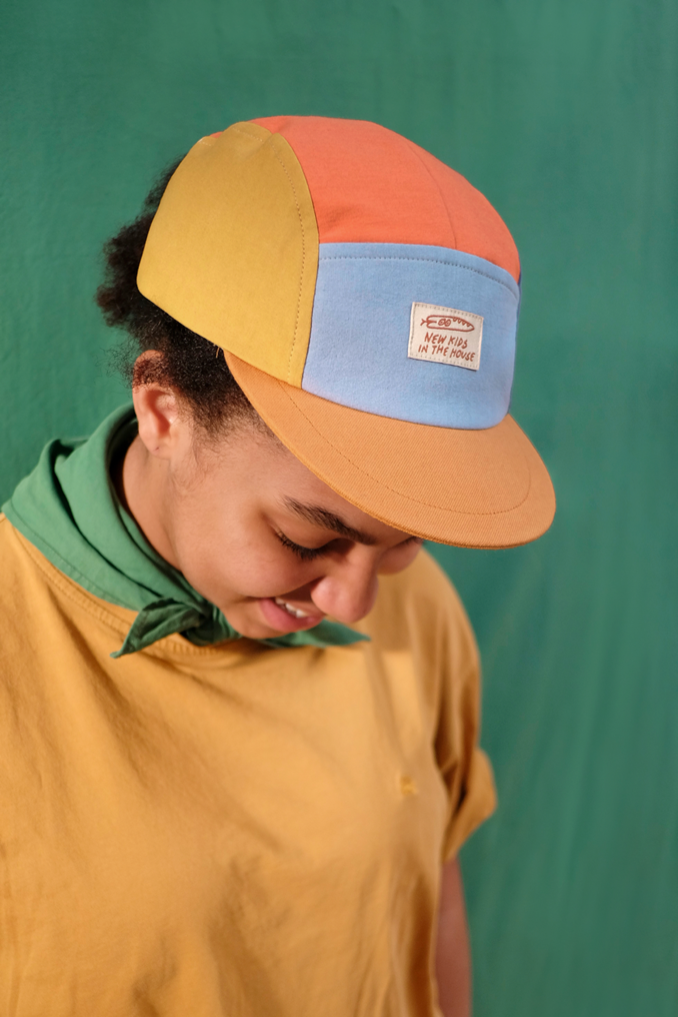 Calvin 5-Panel Kids + Teens Cap - Washed Out Multi