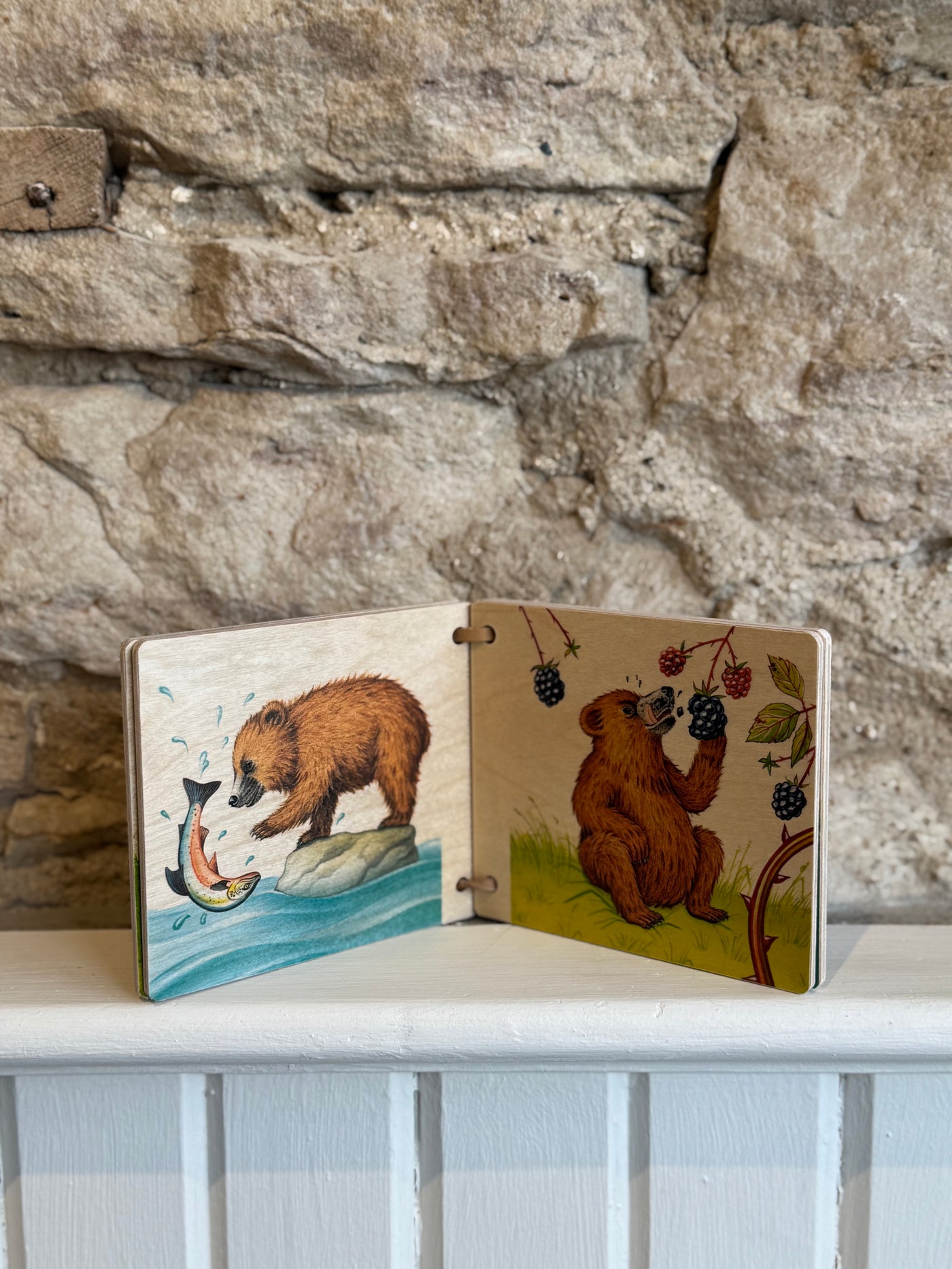 Little Bear Wooden Book