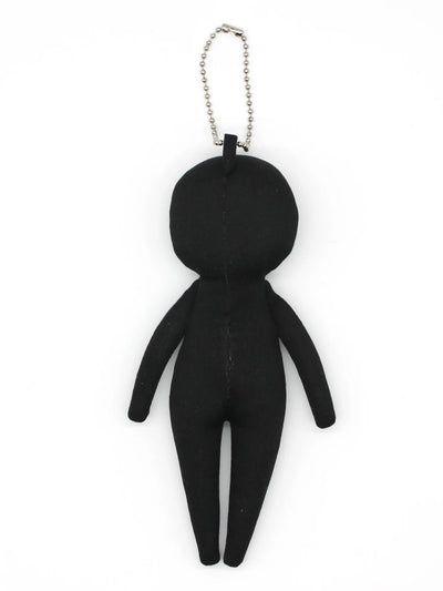 6-inch Black Snowsuit Bag Charm Doll