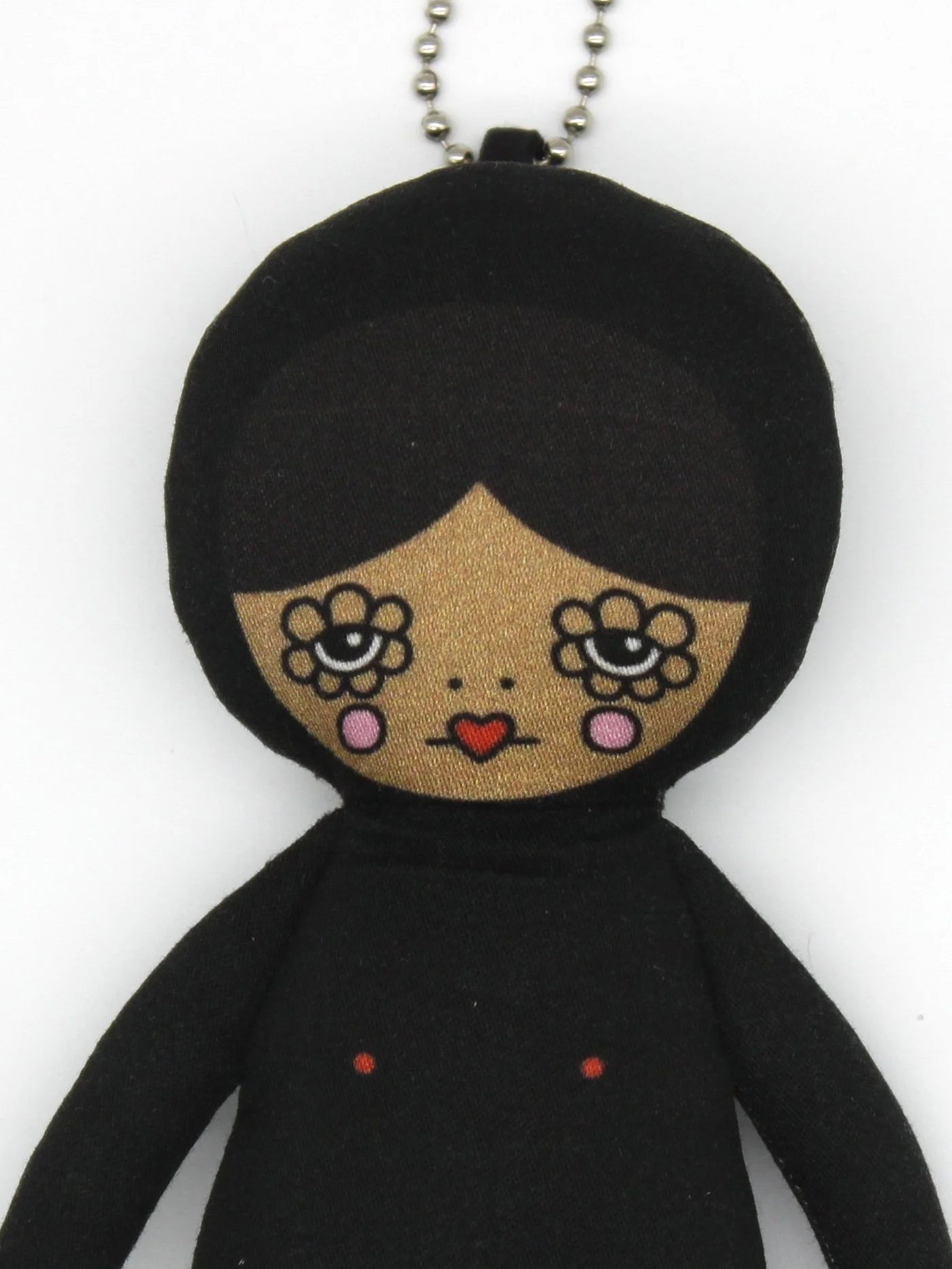 6-inch Black Snowsuit Bag Charm Doll