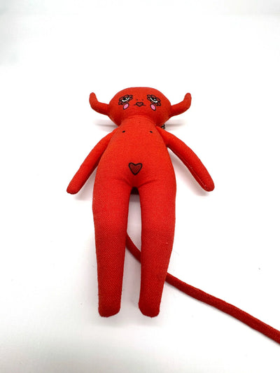 6-inch Red Devil Bag Charm Doll
