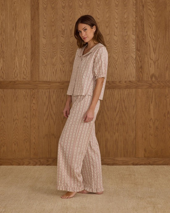 Ruffle Pajamas- Candy Cane Stripe