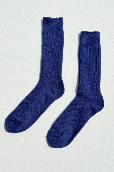 Cottage Socks - Navy