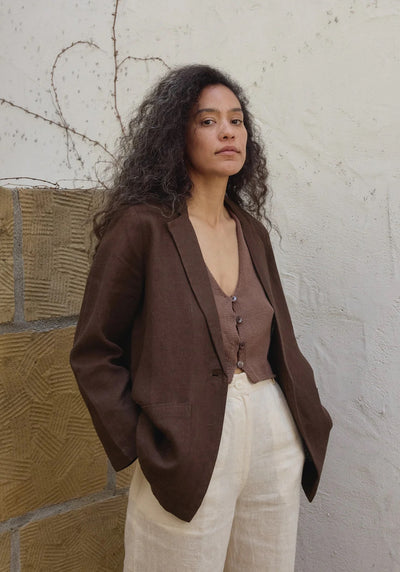 Blazer de tous les jours - Noyer