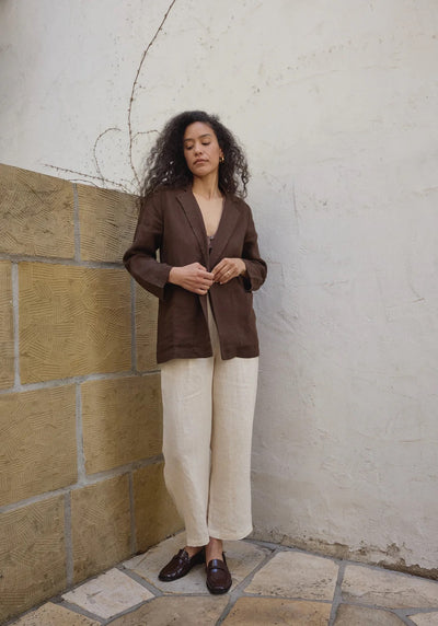 Blazer de tous les jours - Noyer