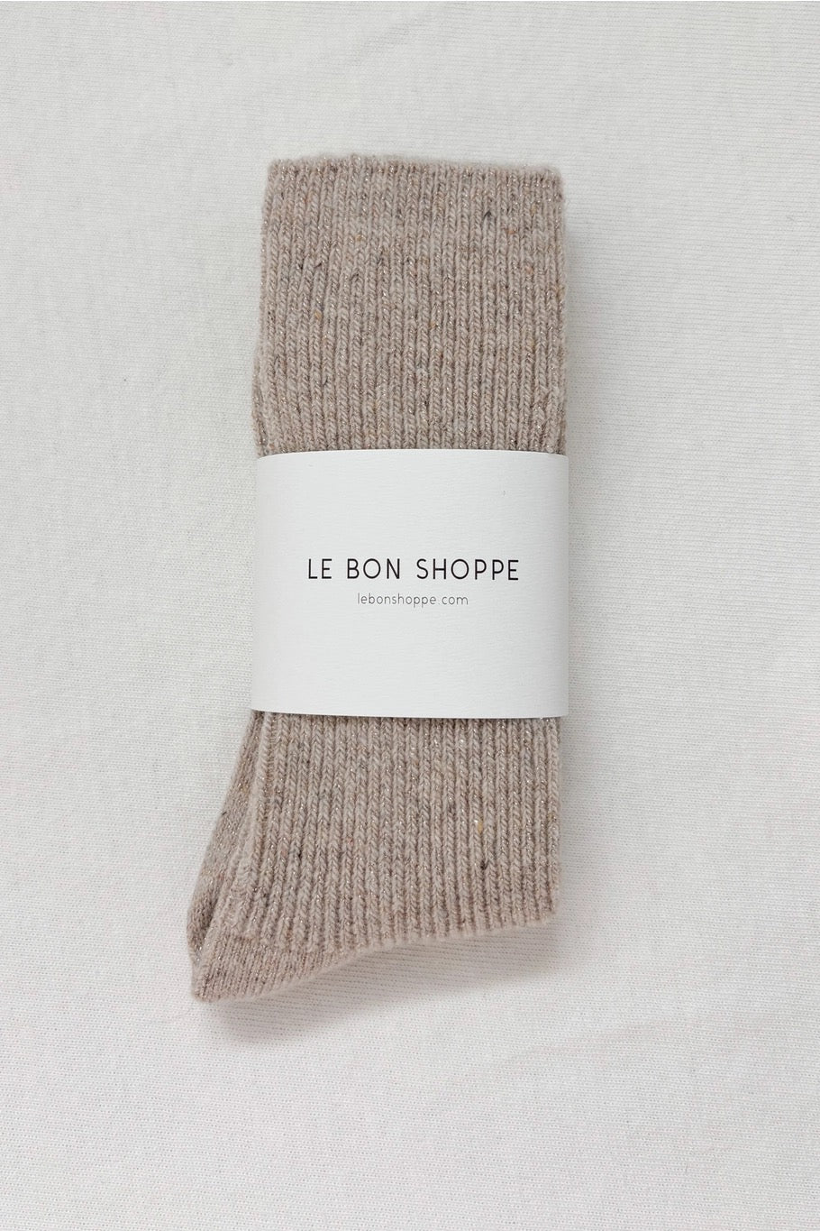 Winter Sparkle Socks - Champagne