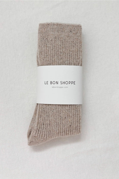 Winter Sparkle Socks - Champagne
