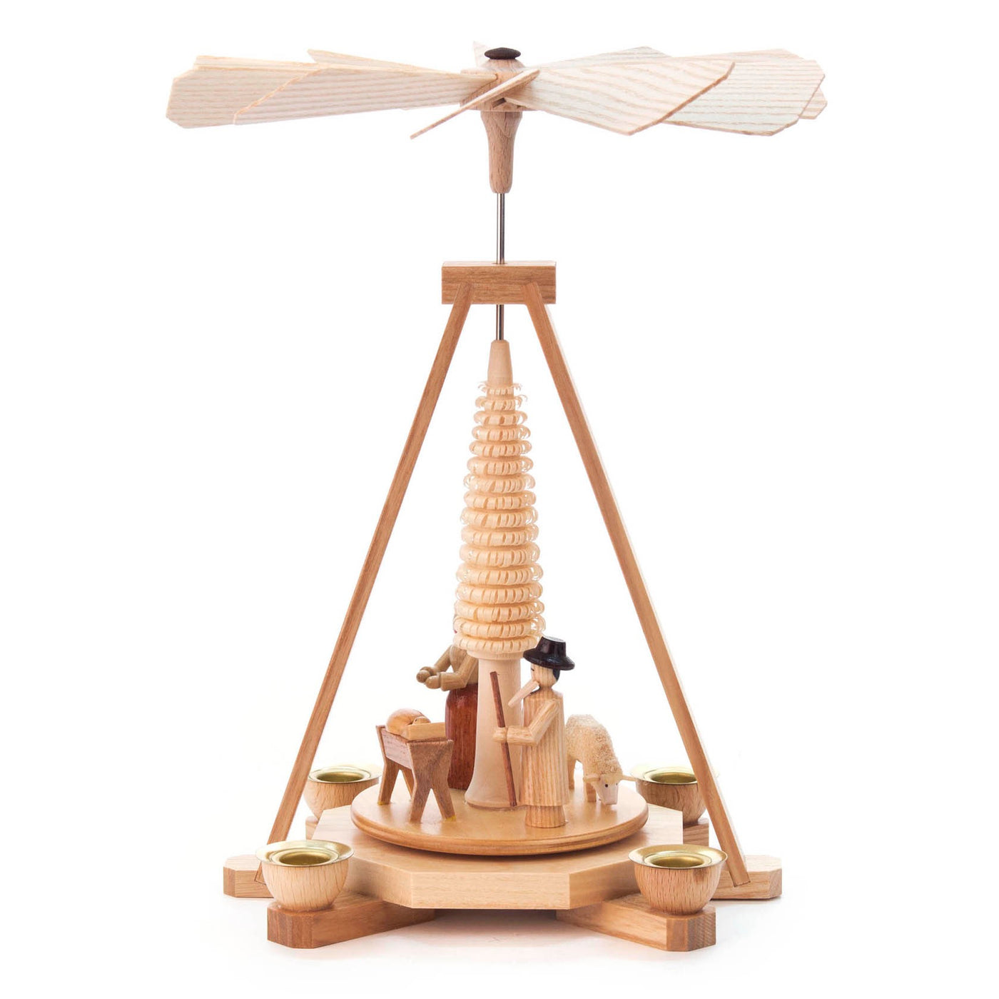 Wooden Nativity Pyramid