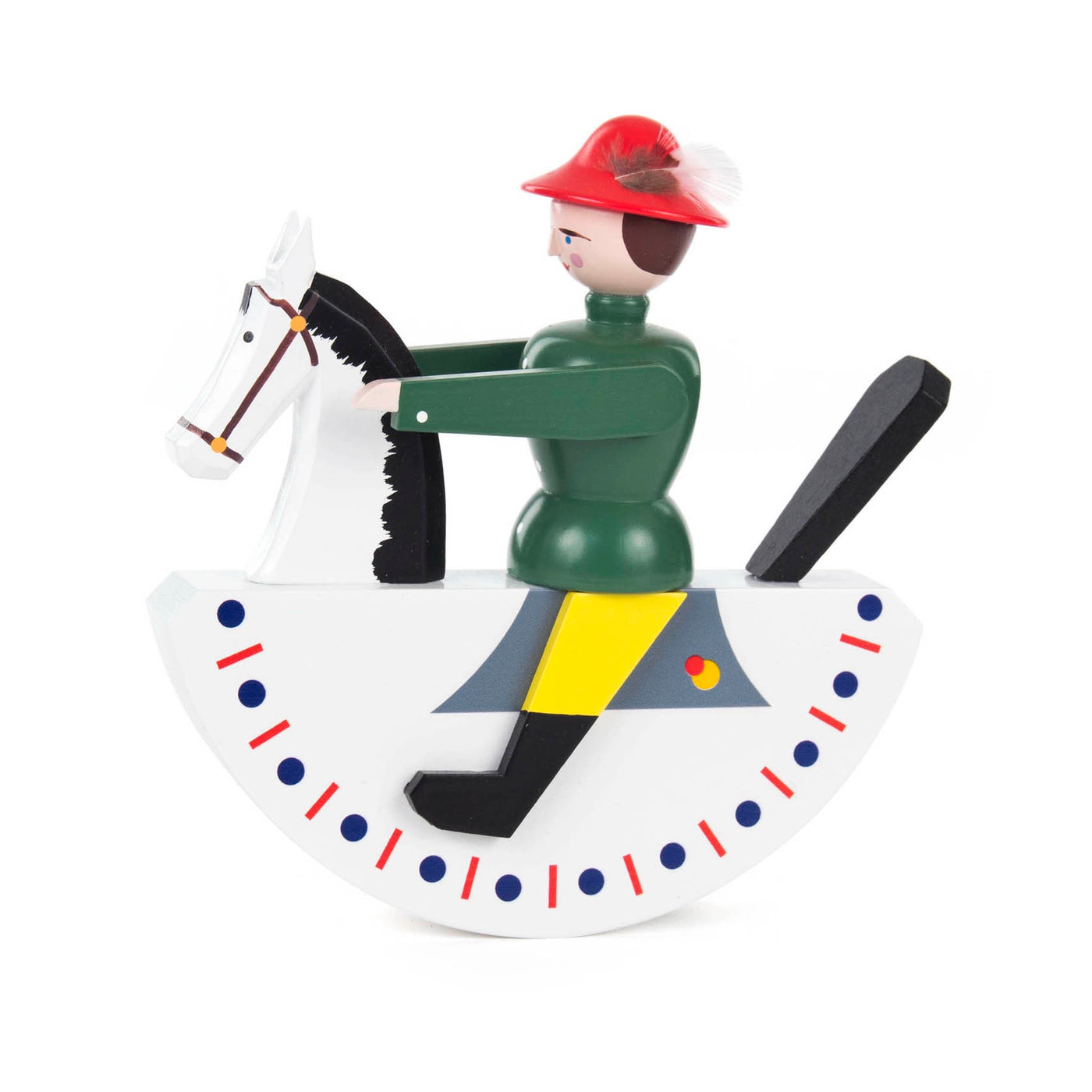 Wooden Rocking Horse in Green