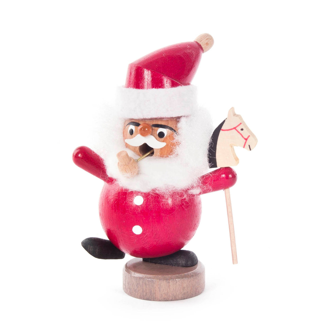 Wooden Mini Smoker Santa