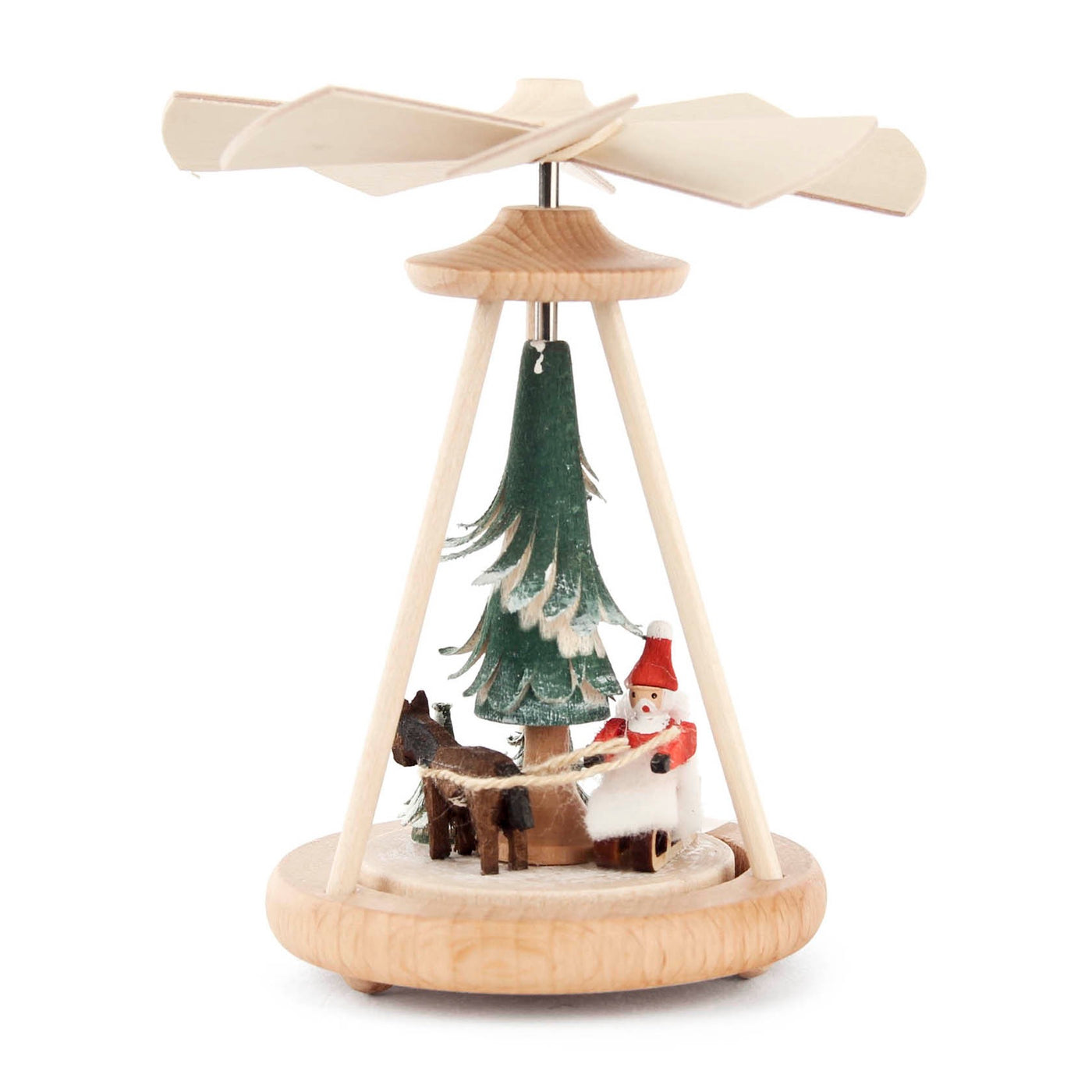 Miniature Pyramid with Santa