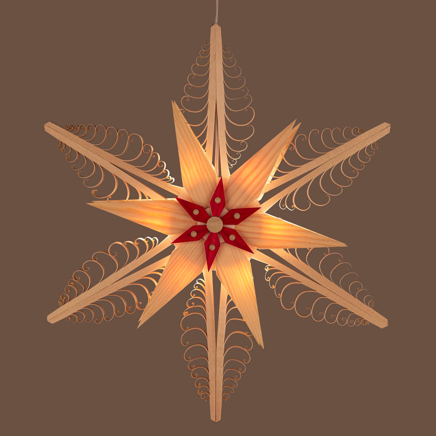 Red Electric Window Star