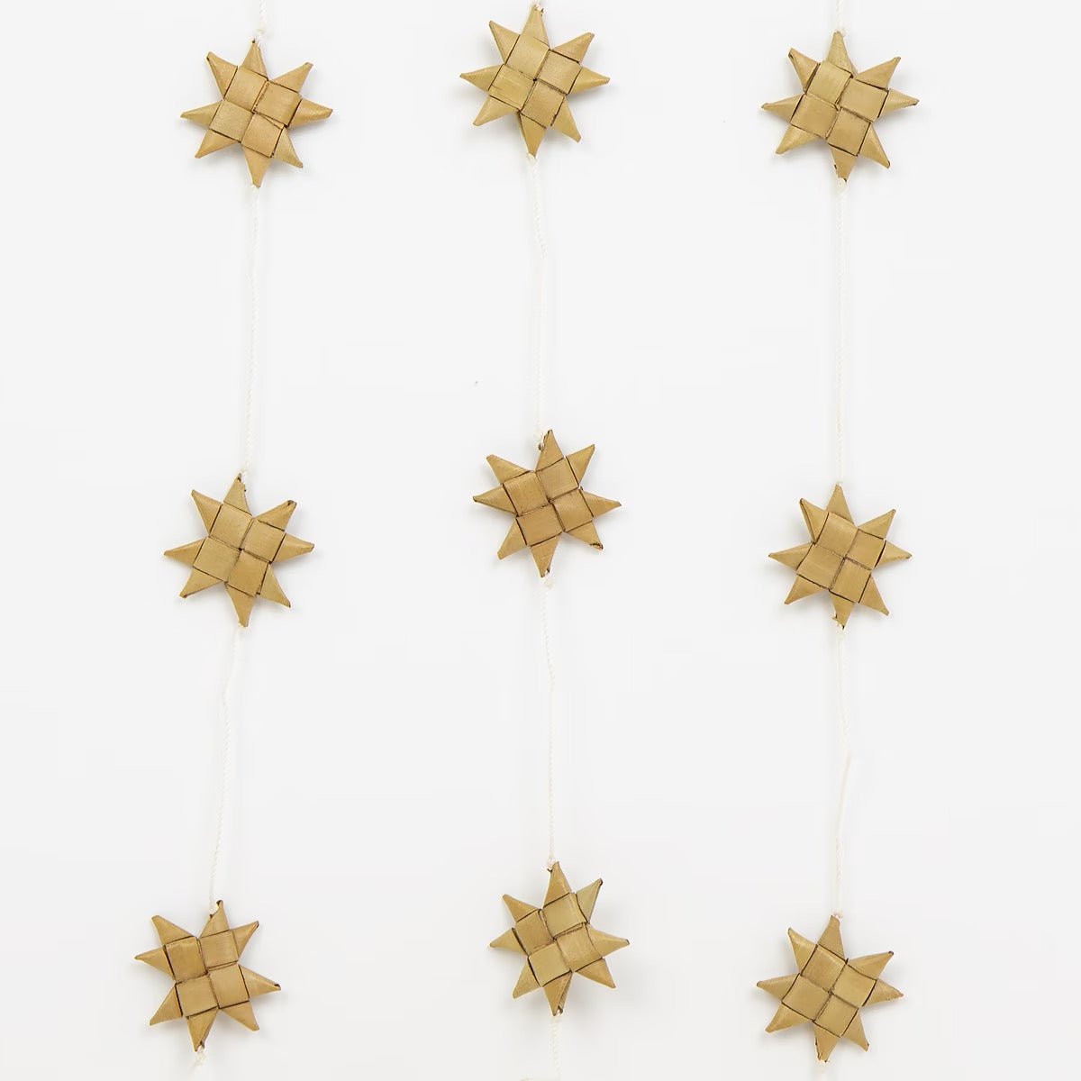Festive Star Garland - Natural