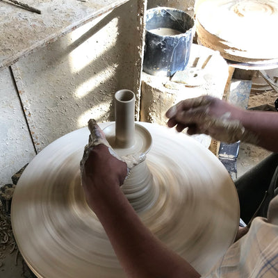 Hera Candle Holder - Green