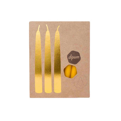 Beeswax Celebration Ring + Christmas Candle