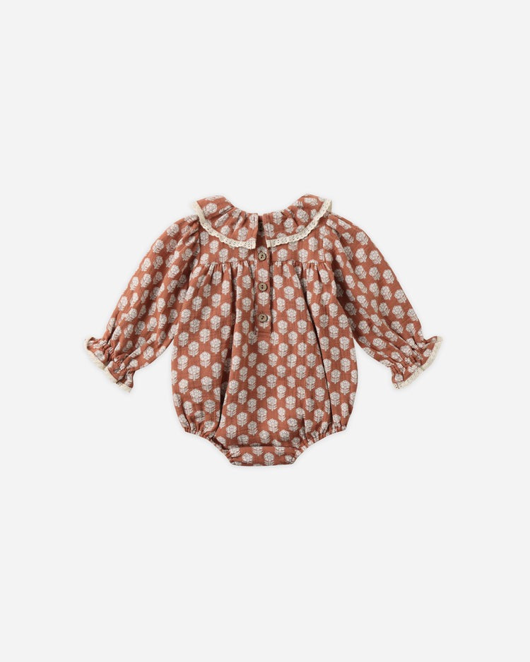 Callie Romper - Holiday Fleur