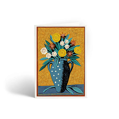 Flower Vase Greeting Card