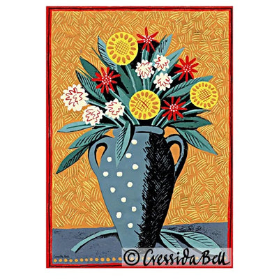 Flower Vase Greeting Card