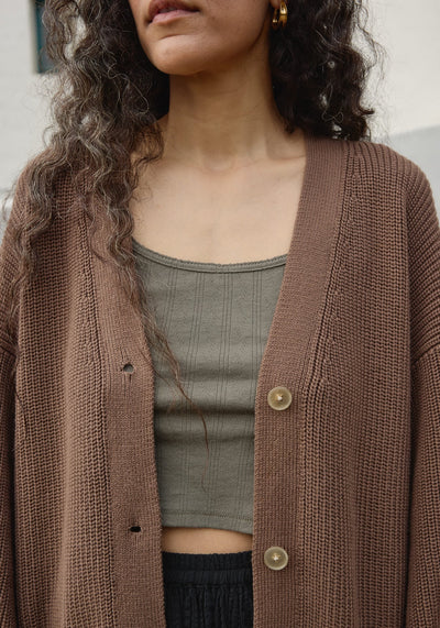 Maia Cardigan - Cocoa
