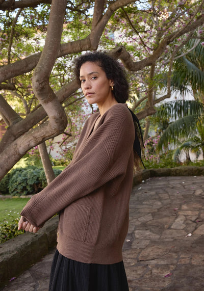 Maia Cardigan - Cocoa