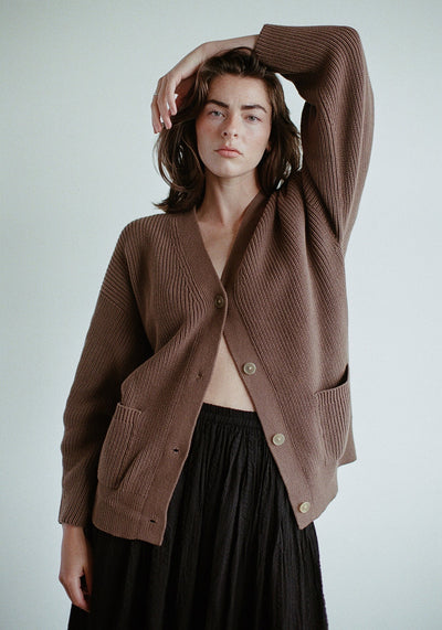Maia Cardigan - Cocoa
